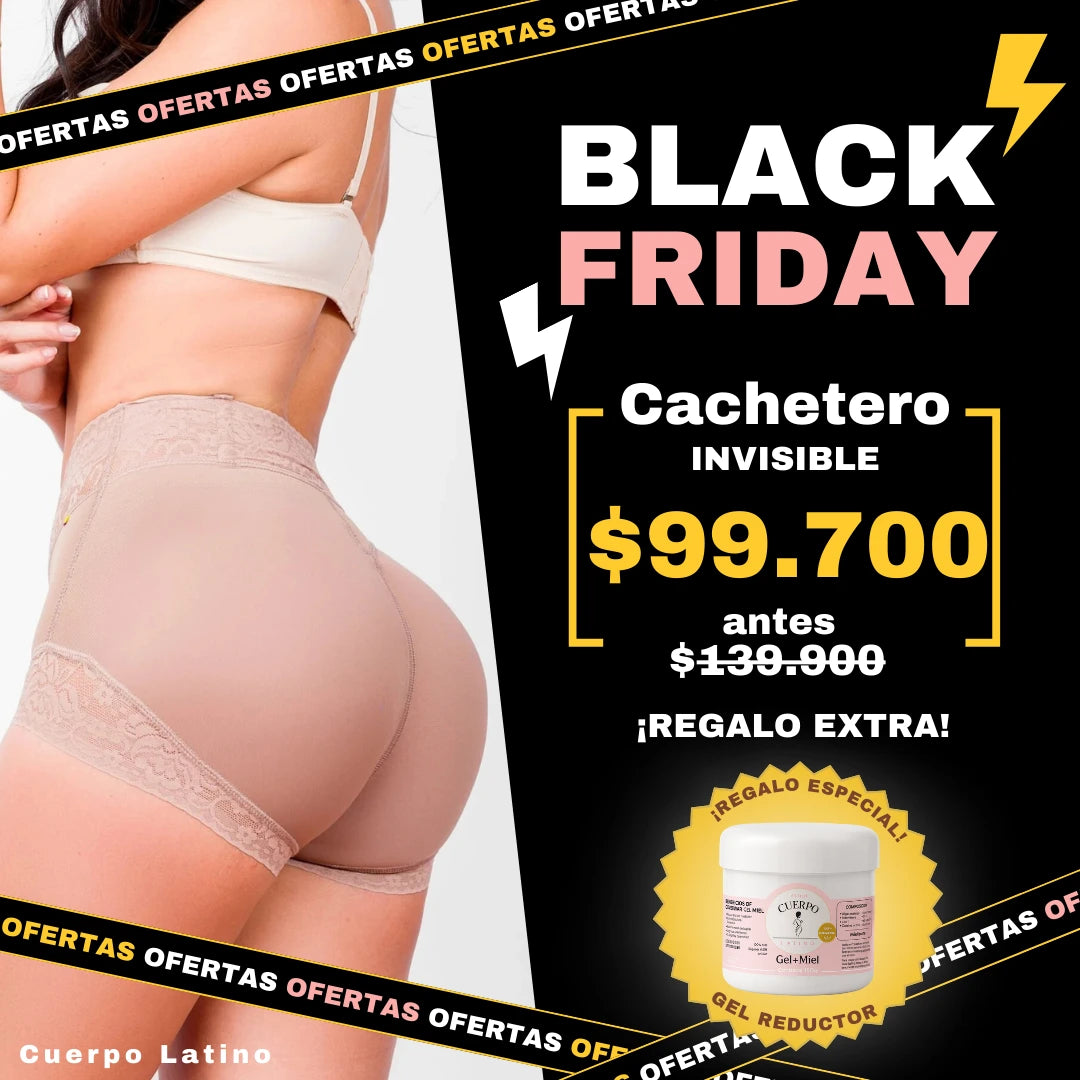 Short Faja SÚPER-Invisible.™️ | 2-3 Tallas fuera | + Gel recuctor ¡GRATIS!